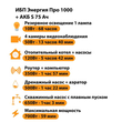 ИБП Энергия Про 1000 + Аккумулятор S 75 Ач - 12В (700Вт - 59мин) - ИБП и АКБ - ИБП для котлов - omvolt.ru